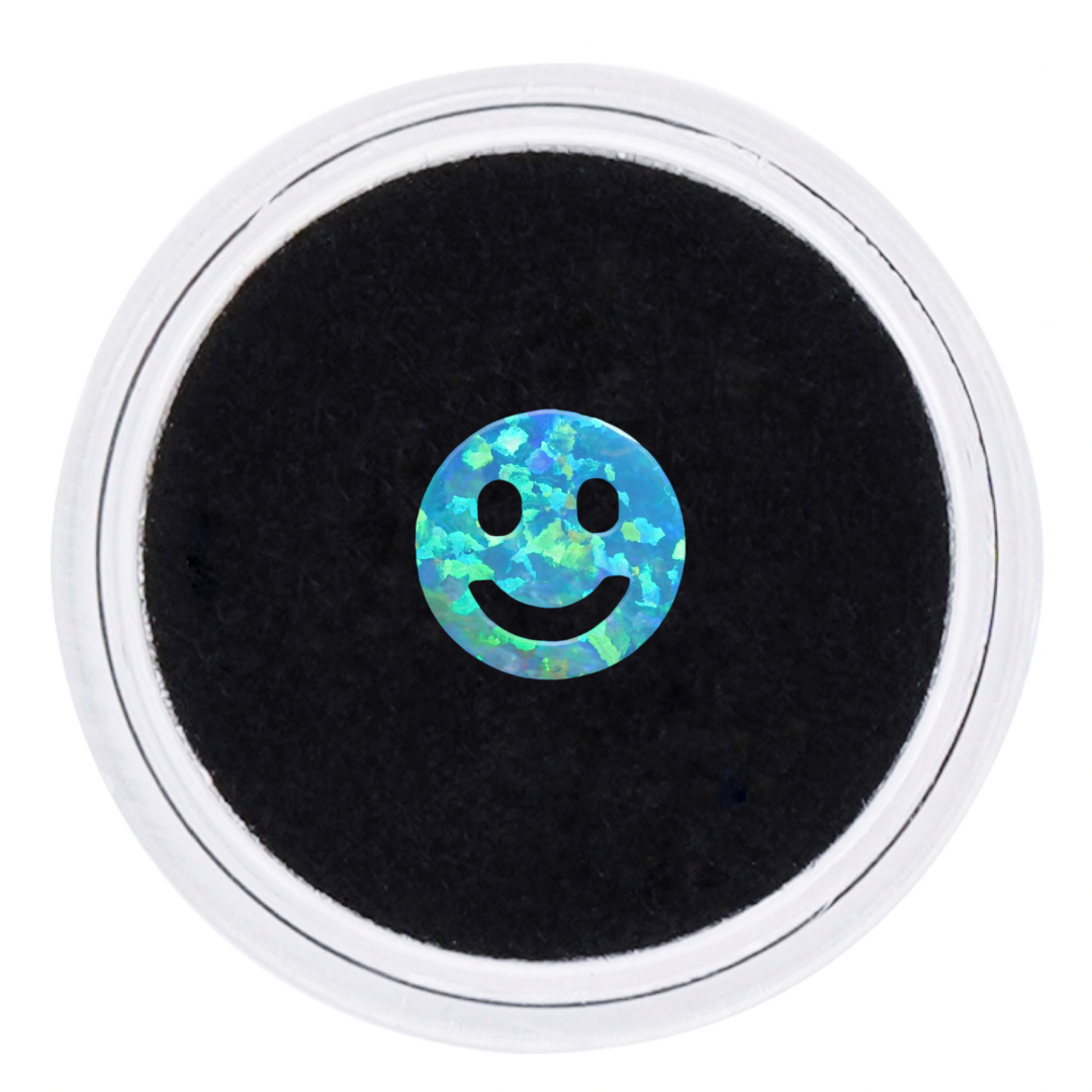 Smile Face Opal Tooth Gems