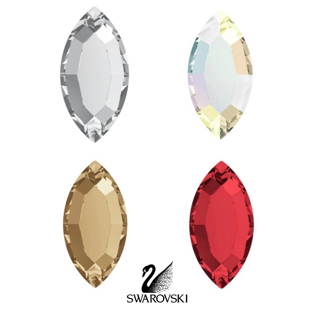 Swarovski Navette Wings Shape Tooth Gem