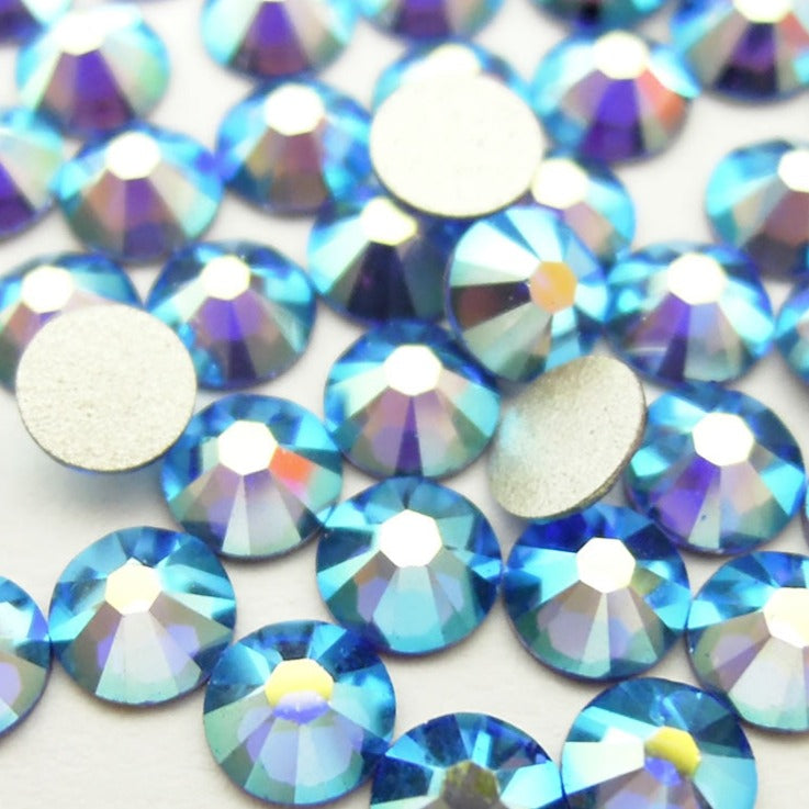 Swarovski Tooth Gems - SAPPHIRE AB 206 AB