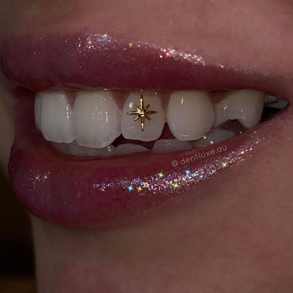 Tooth jewelry gold sales